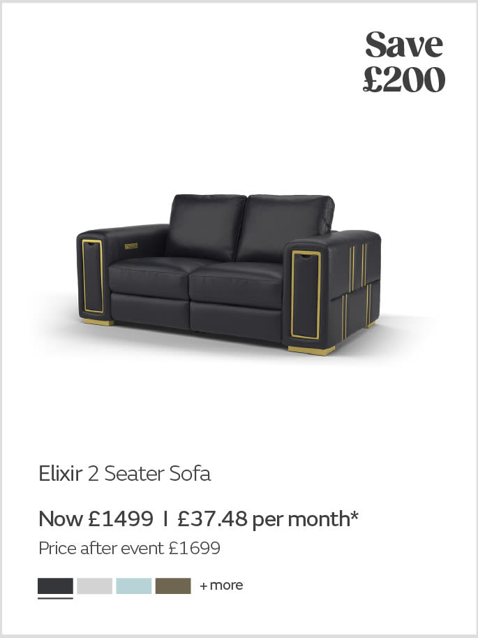 Elixir 2 seater sofa